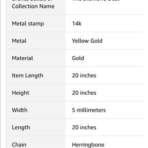 14ct. Yellow gold herring bone necklace.. 20 in long..in great shape